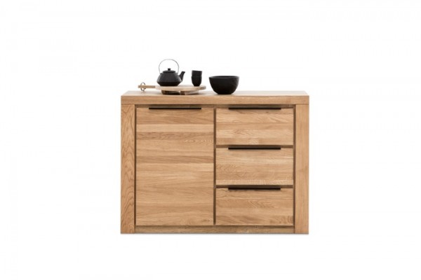 Kommode Sideboard in Eiche teilmassiv Modell Greta