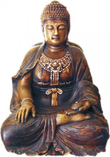Buddha sitzend Deko-Artikel Wohnzimmer