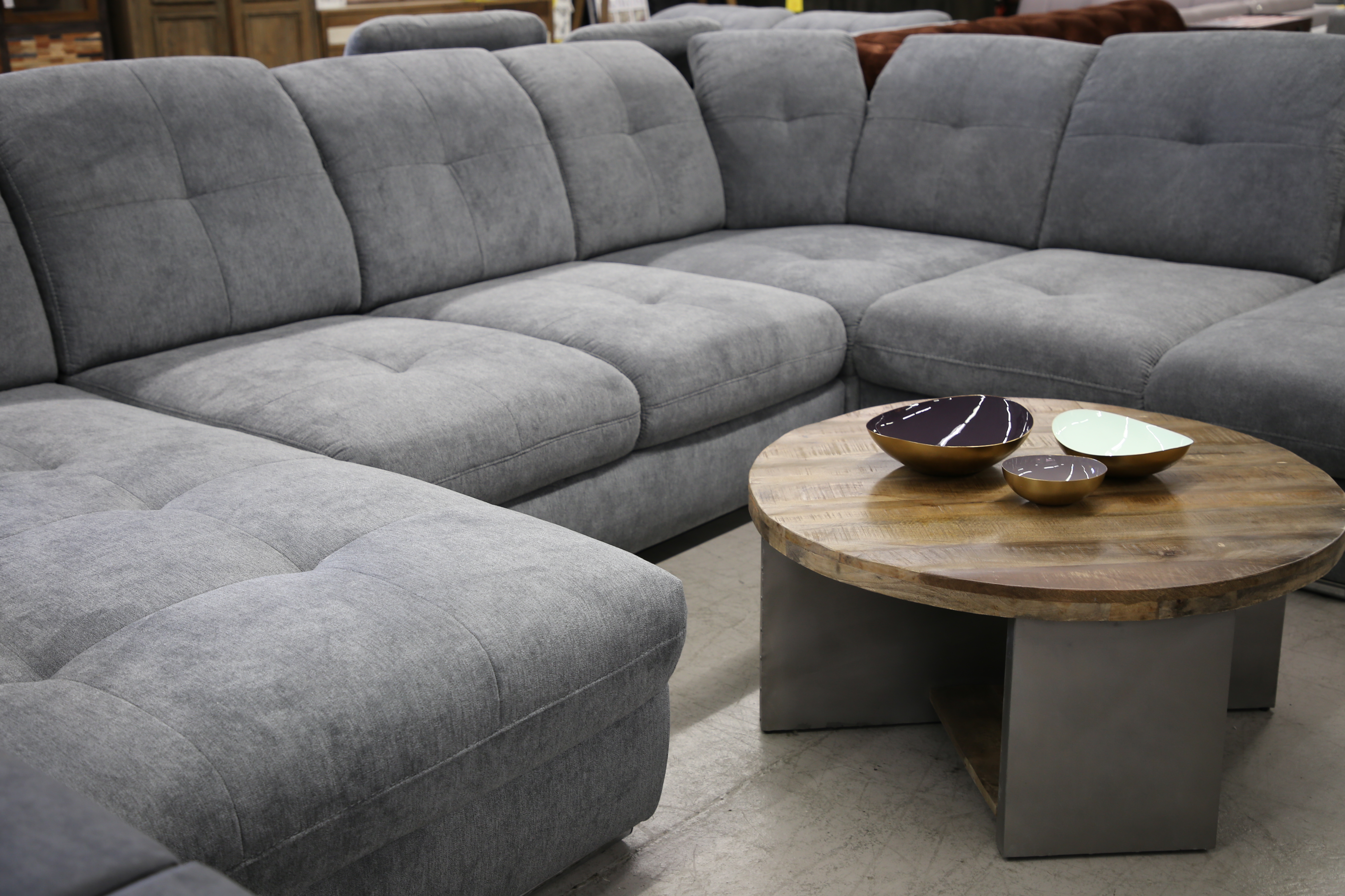 XXL Wohnlandschaft Couch Sofa Schlaffunktion Bettkasten